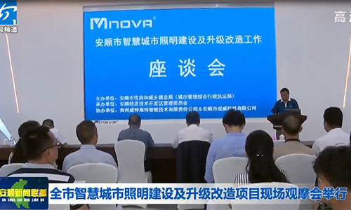 全市智慧城市照明建設及升級改造項目現場觀摩會舉行